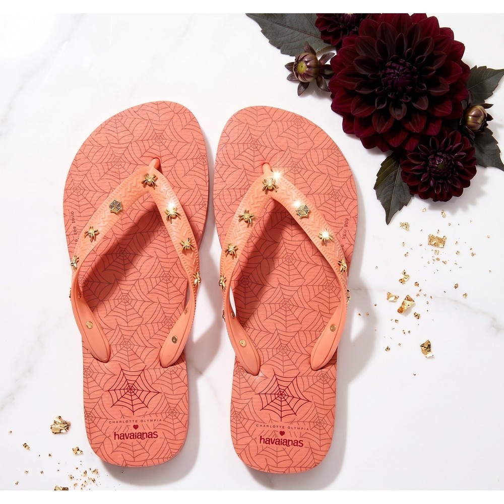 SUPER RARE FIND! W's 7/8 Charlotte Olympia x Havaianas Collab | TPLX0009